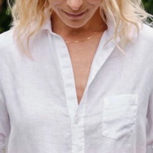 Frank & Eileen Linen Eileen Boyfriend Button-Down